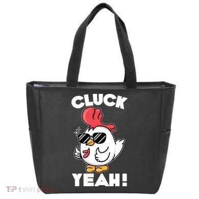 Funny Cluck Yeah! Cool Chicken Tote Bag