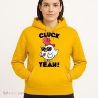 Funny Cluck Yeah! Cool Chicken Hoodie thumb 5