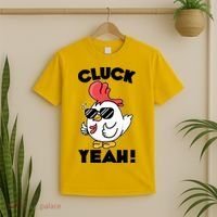 Funny Cluck Yeah! Cool Chicken T-Shirt thumb 2