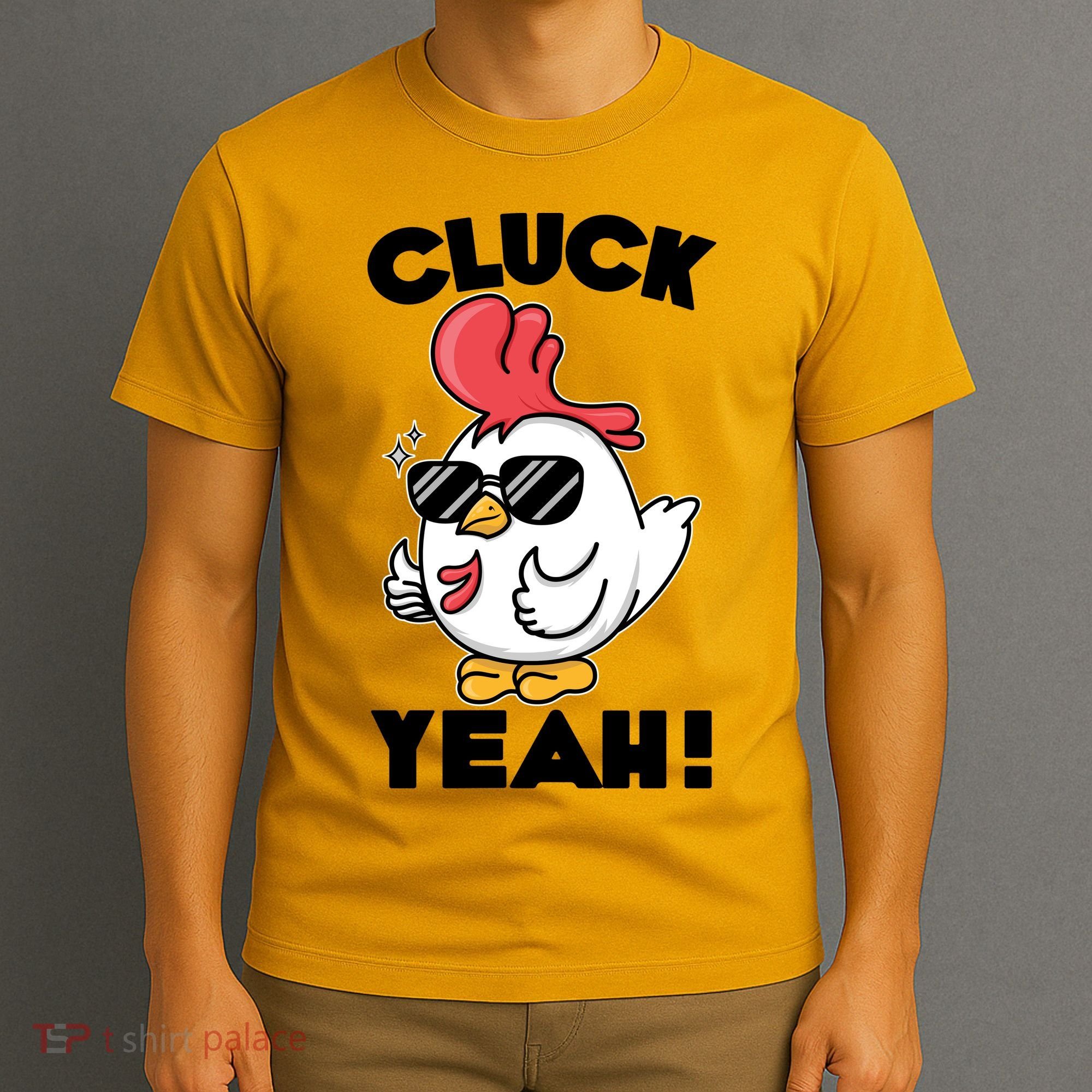 Funny Cluck Yeah! Cool Chicken T-Shirt