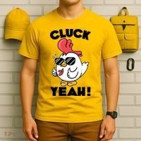 Funny Cluck Yeah! Cool Chicken T-Shirt thumb 6