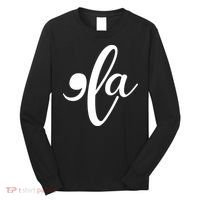 Funny Comma La Kamala Harris Long Sleeve Shirt thumb 0