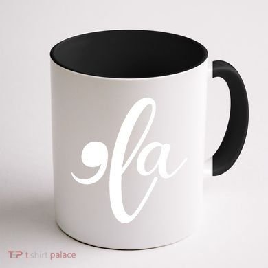 Funny Comma La Kamala Harris Coffee Mug back