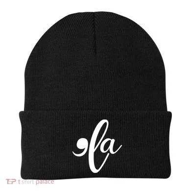 Funny Comma La Kamala Harris Beanie