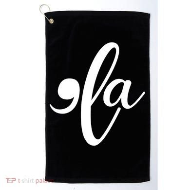 Funny Comma La Kamala Harris Golf Towel