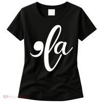 Funny Comma La Kamala Harris Women's T-Shirt thumb 0