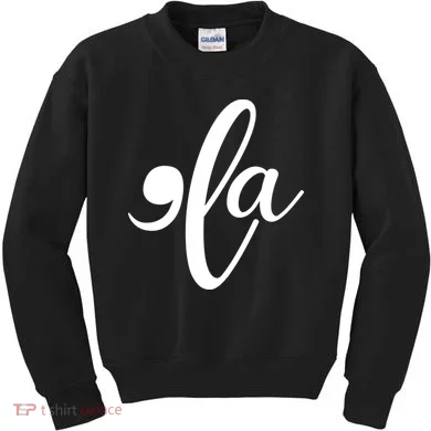 Funny Comma La Kamala Harris Kids Sweatshirt