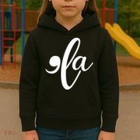 Funny Comma La Kamala Harris Kids Hoodie thumb 3