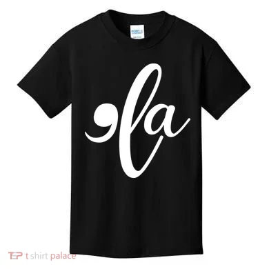 Funny Comma La Kamala Harris Kids T-Shirt