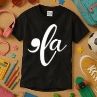 Funny Comma La Kamala Harris Kids T-Shirt thumb 3