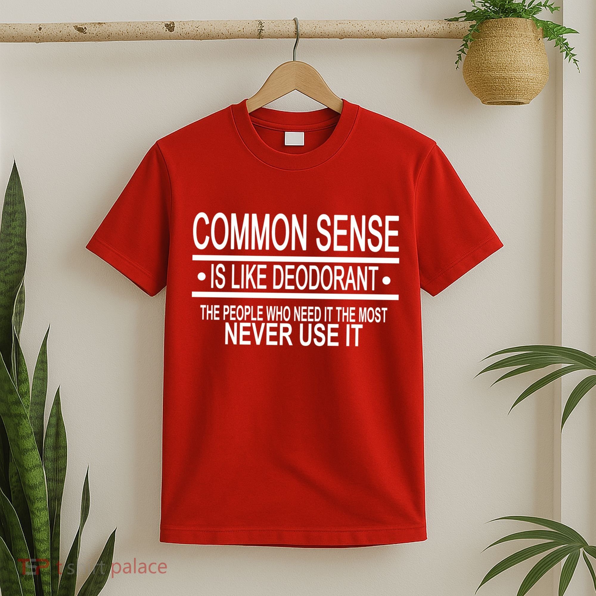 Funny Common Sense Sarcastic Meme T-Shirt