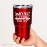 Funny Common Sense Sarcastic Meme Tumbler thumb 2