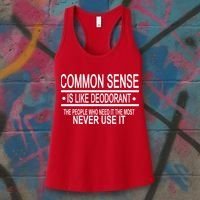 Funny Common Sense Sarcastic Meme Women's Tank Top thumb 3