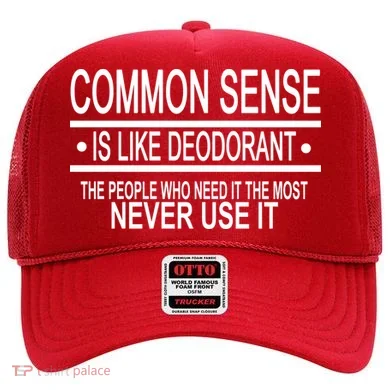Funny Common Sense Sarcastic Meme Hat