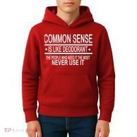 Funny Common Sense Sarcastic Meme Kids Hoodie thumb 4