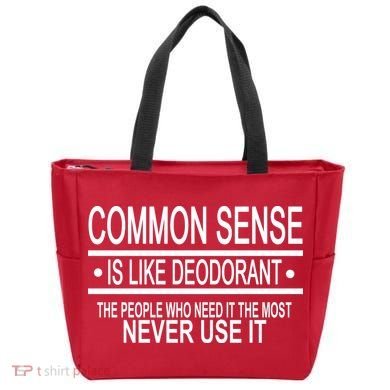 Funny Common Sense Sarcastic Meme Tote Bag