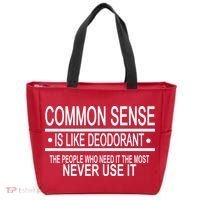 Funny Common Sense Sarcastic Meme Tote Bag thumb 0