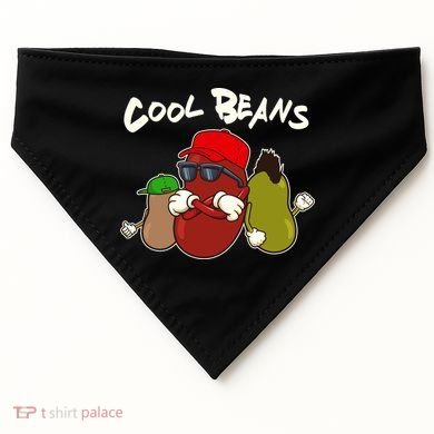 Funny Cool Beans USA-Made Doggie Bandana