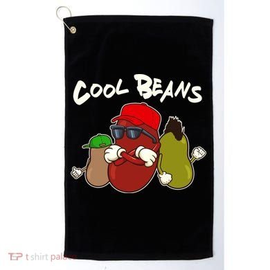 Funny Cool Beans Golf Towel