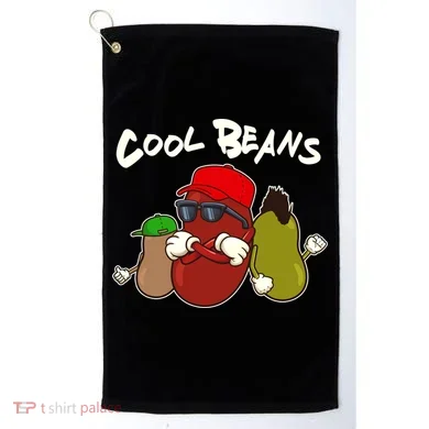 Funny Cool Beans Golf Towel