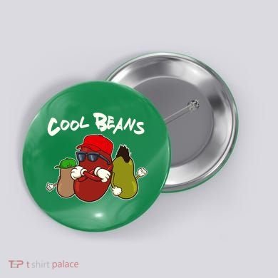 Funny Cool Beans Button