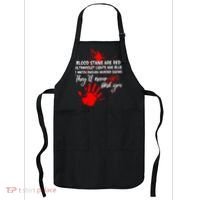 Funny Creepy Blood Stains Are Red Poem Apron thumb 0