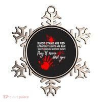 Funny Creepy Blood Stains Are Red Poem Ornament thumb 0
