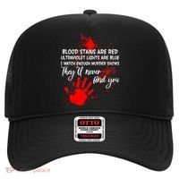 Funny Creepy Blood Stains Are Red Poem Hat thumb 0