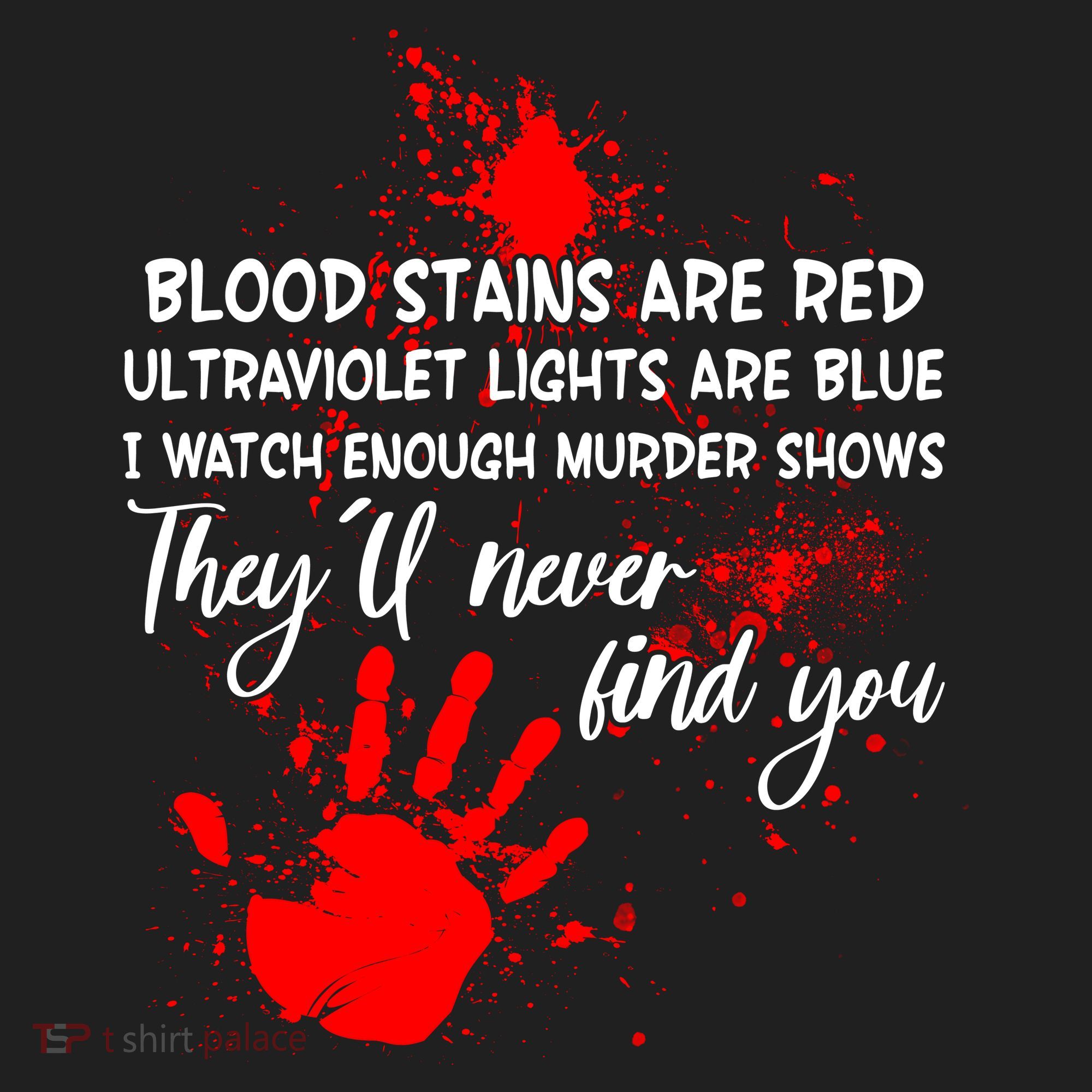 Funny Creepy Blood Stains Are Red Poem Hat