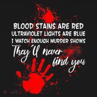 Funny Creepy Blood Stains Are Red Poem Visor thumb 3