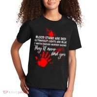 Funny Creepy Blood Stains Are Red Poem Kids T-Shirt thumb 2