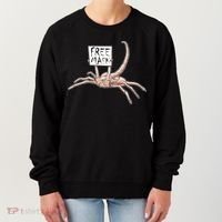 Funny Creepy Free Mask Alien Face Hugger Women's Sweatshirt thumb 0