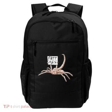 Funny Creepy Free Mask Alien Face Hugger Backpack