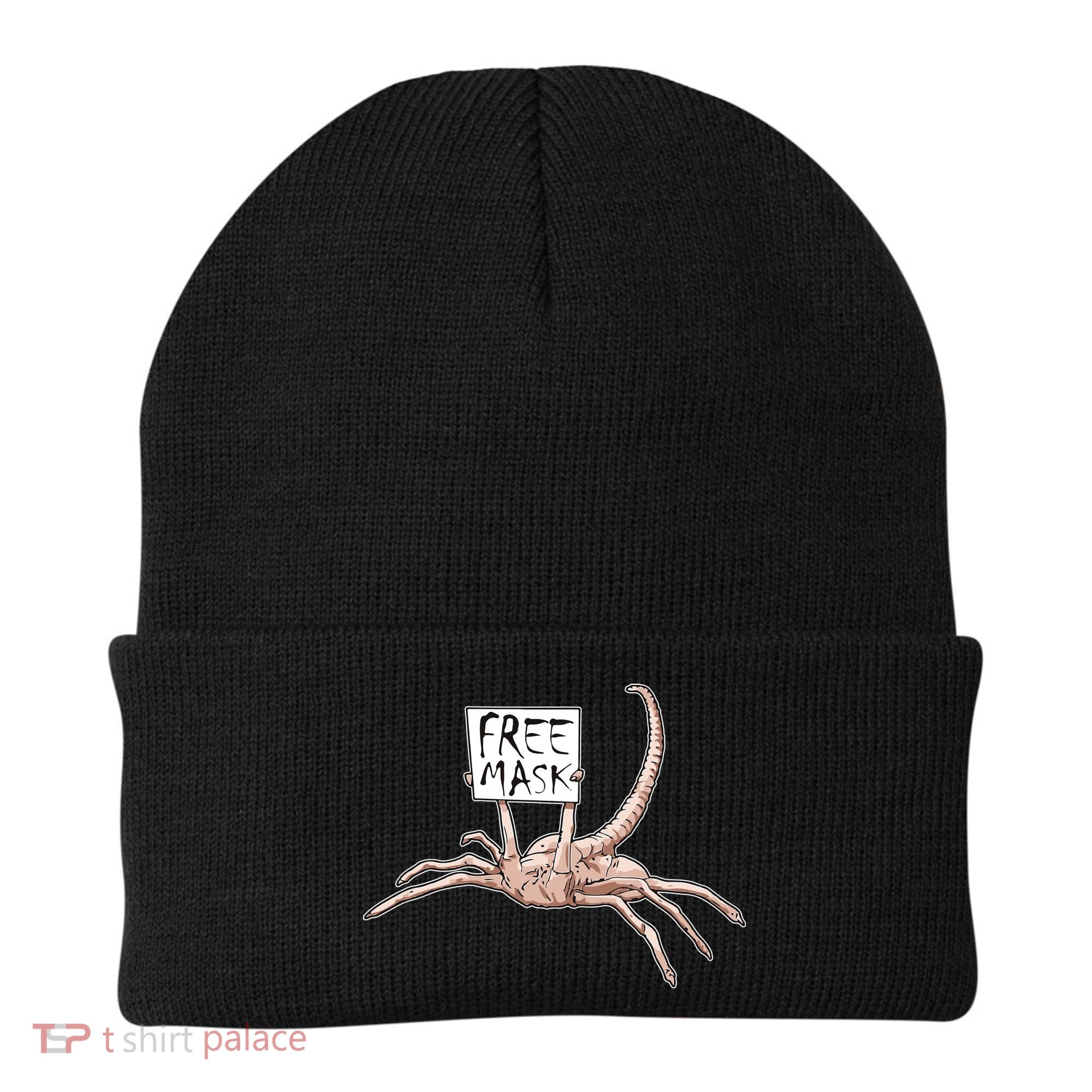 Funny Creepy Free Mask Alien Face Hugger Beanie