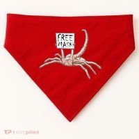 Funny Creepy Free Mask Alien Face Hugger USA-Made Doggie Bandana thumb 0