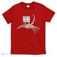 Funny Creepy Free Mask Alien Face Hugger T-Shirt thumb 0