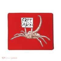 Funny Creepy Free Mask Alien Face Hugger Mousepad thumb 0