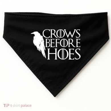 Funny Crows Before Hoes USA-Made Doggie Bandana
