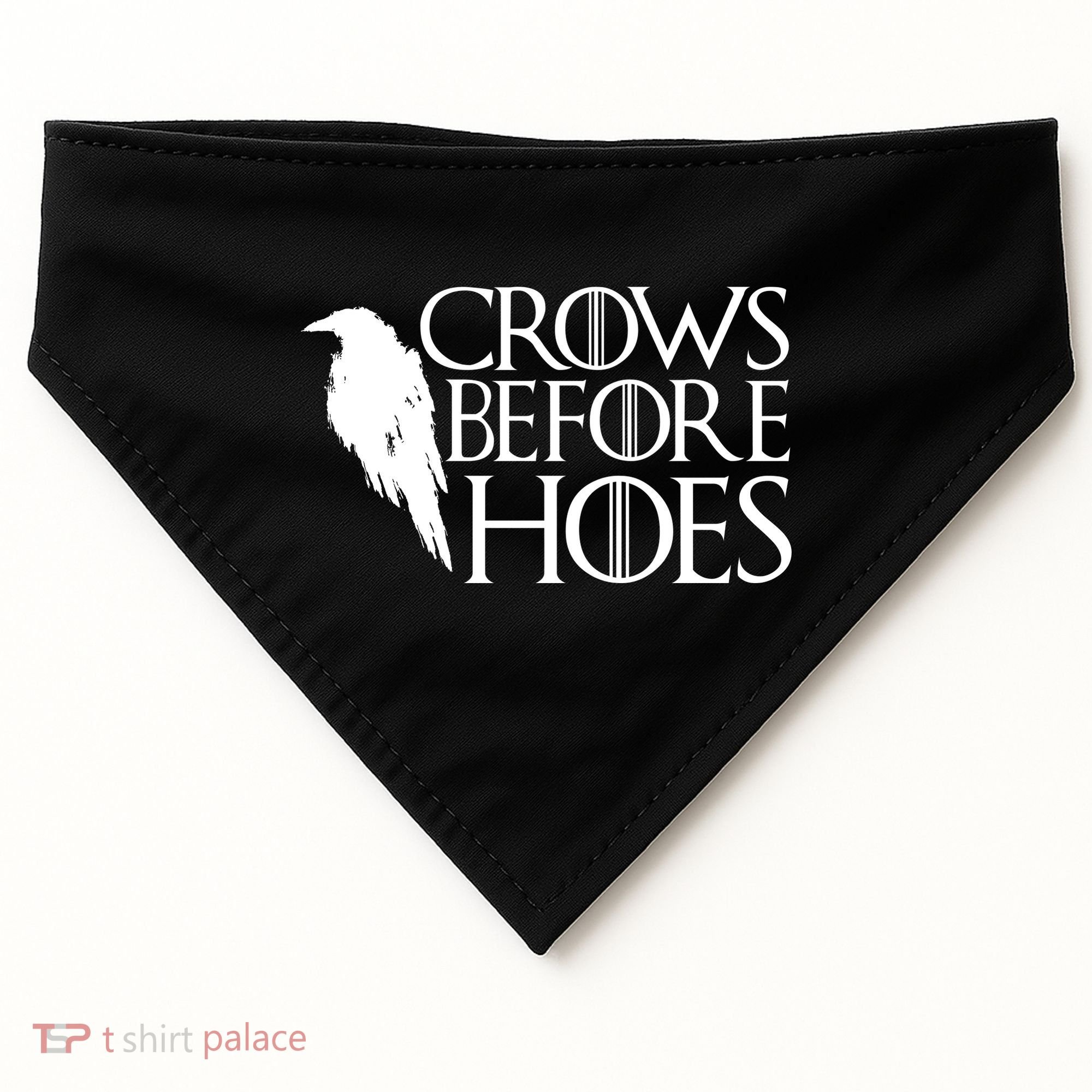 Funny Crows Before Hoes USA-Made Doggie Bandana
