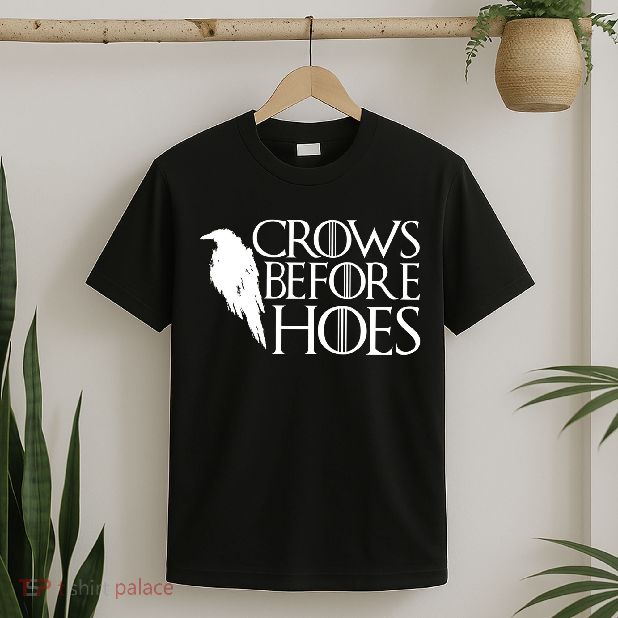 Funny Crows Before Hoes T-Shirt