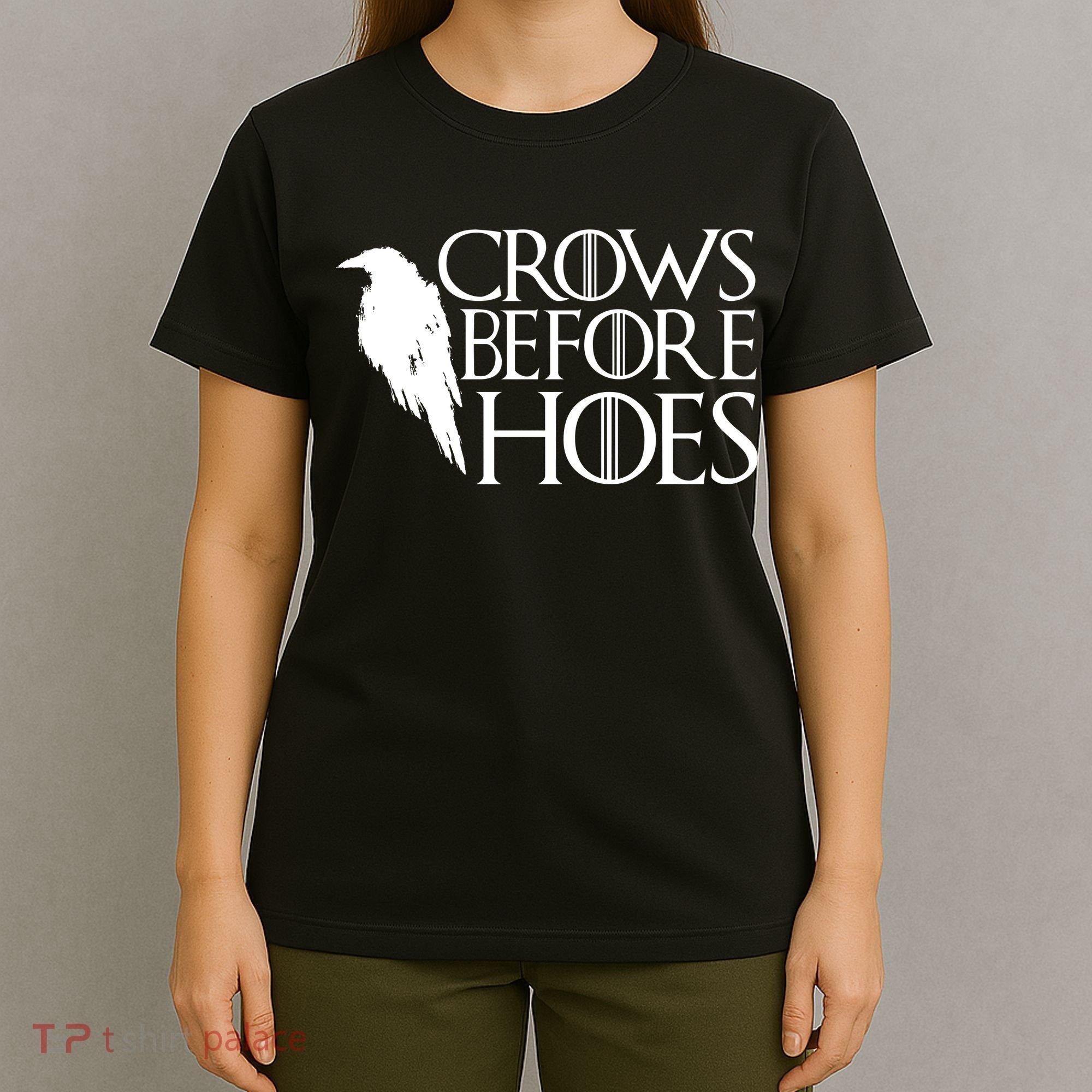 Funny Crows Before Hoes T-Shirt