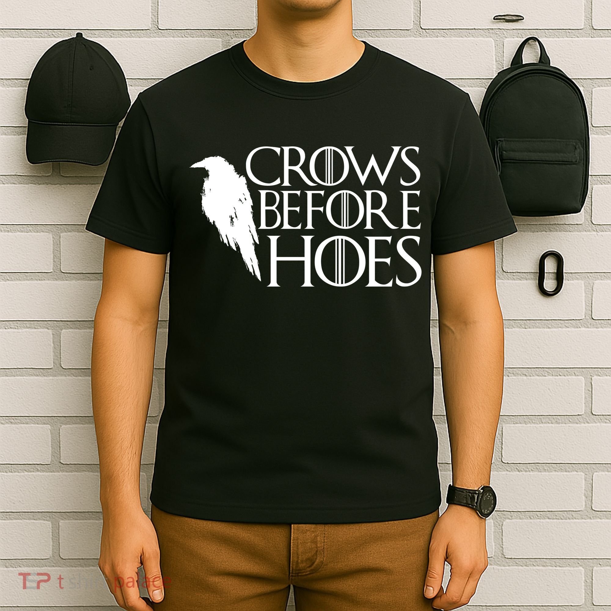 Funny Crows Before Hoes T-Shirt