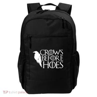 Funny Crows Before Hoes Backpack
