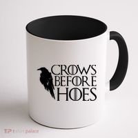 Funny Crows Before Hoes Coffee Mug thumb 1