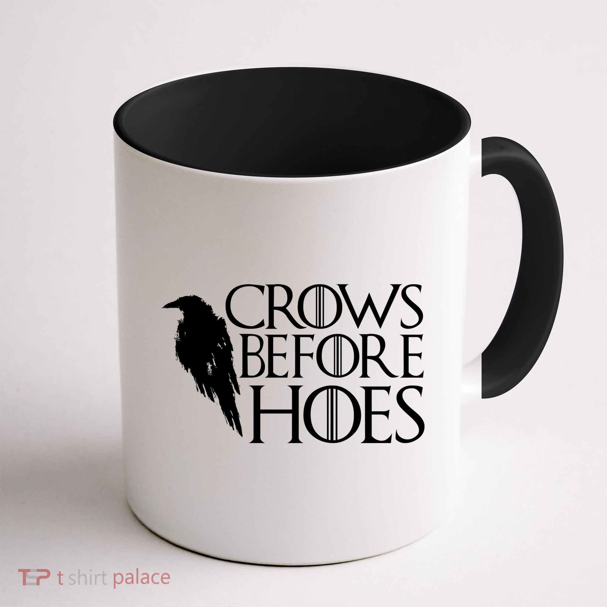 Funny Crows Before Hoes Coffee Mug