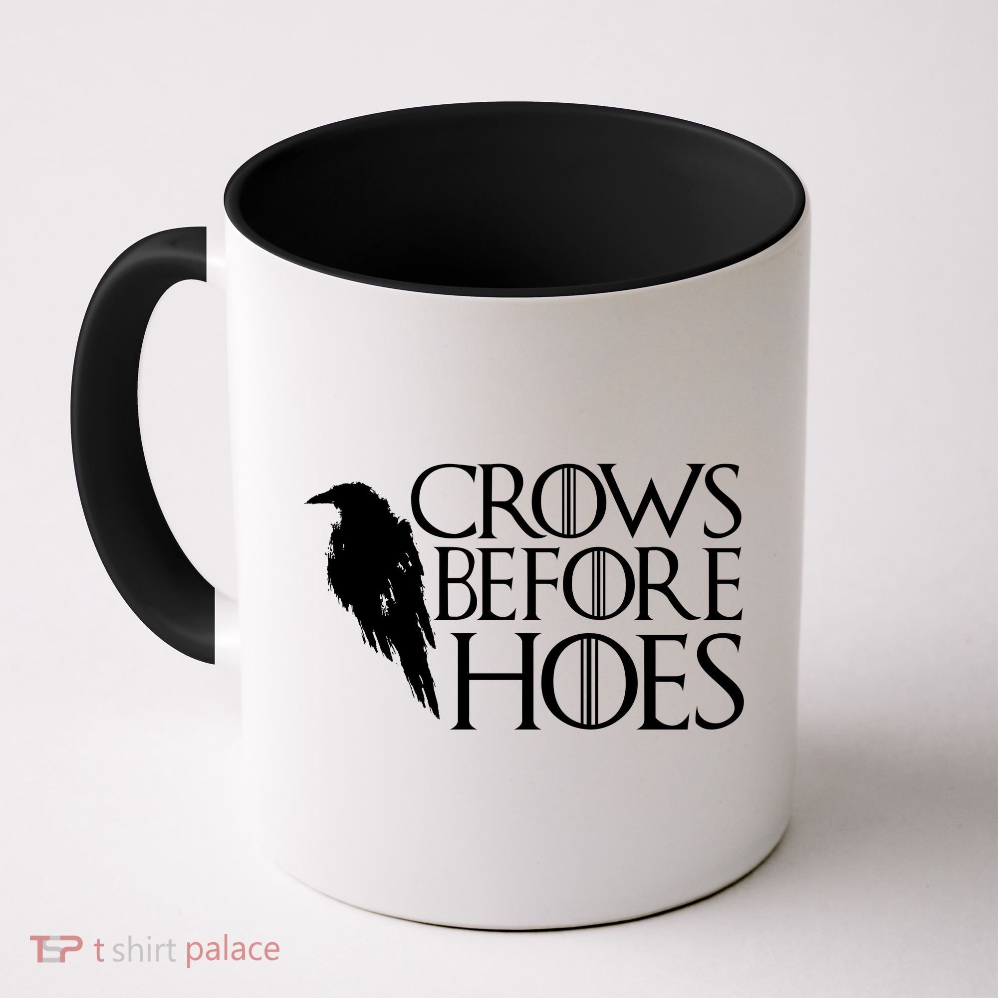 Funny Crows Before Hoes Coffee Mug