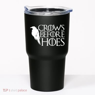 Funny Crows Before Hoes Tumbler