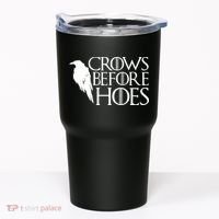 Funny Crows Before Hoes Tumbler thumb 0