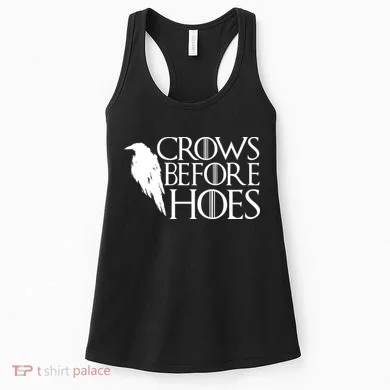 Funny Crows Before Hoes Women's Tank Top