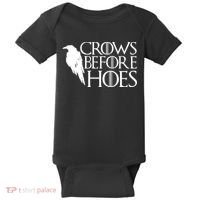 Funny Crows Before Hoes Baby Bodysuit thumb 0